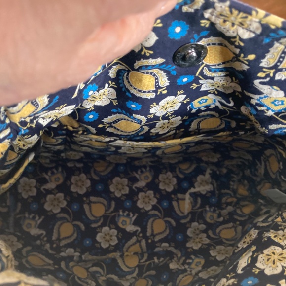 VERA BRADLEY LARGE TOTE ELLIE BLUE RARE FIND RETIRED ELEPHANT - Picture 5 of 7